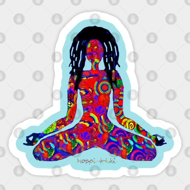 meditation Sticker by hoppitokki67